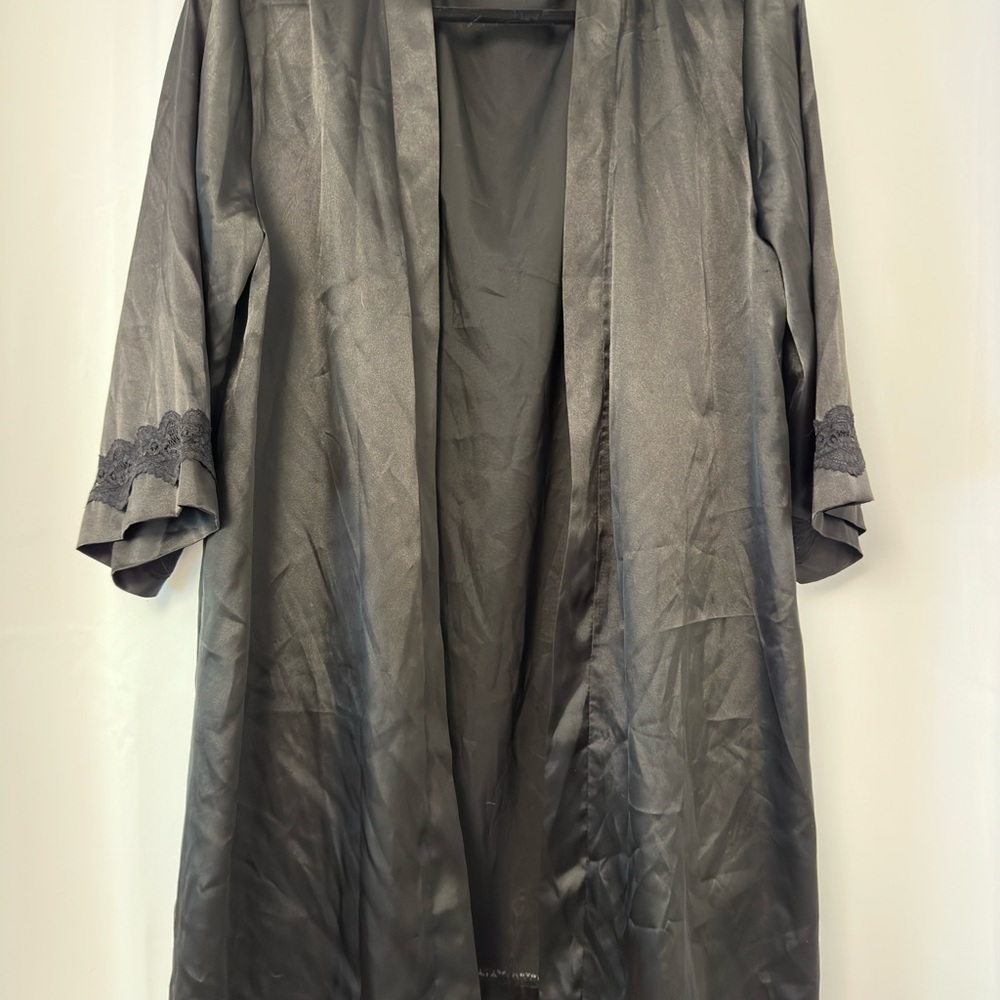 Lacey Satin Robe